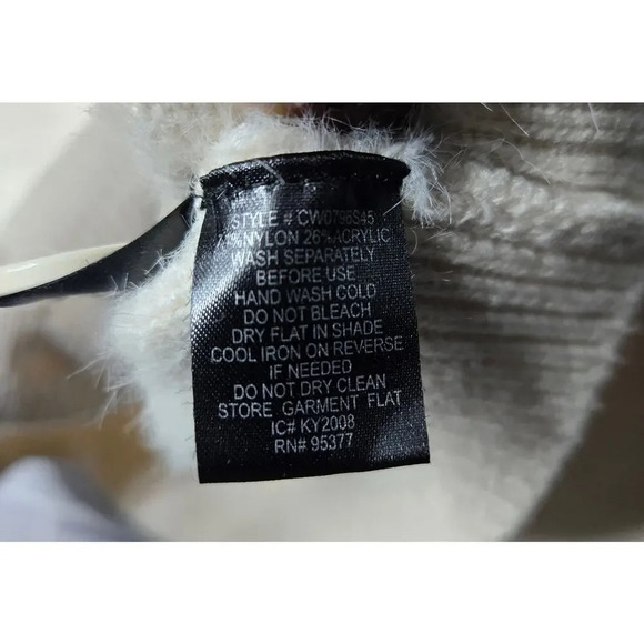 Sanctuary Eyelash Cardigan Cream Fuzzy Super Soft XS Crop Boxy - Picture 6 of 10